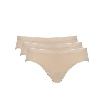 Ten Cate Dames Bikini slip 3-Pack - Huidskleur  Voordeelpakket