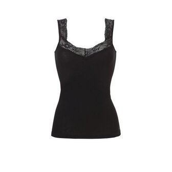 Ten Cate Dames Hemd Lace 2-Pack - Zwart Voordeelpakket