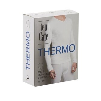 Ten Cate Heren Thermo V-shirt - Zwart Voordeelpakket