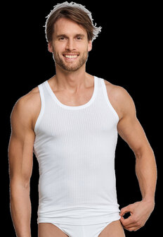 Schiesser Heren Hemd 2-pack Wit - Authentic  Voordeelpakket
