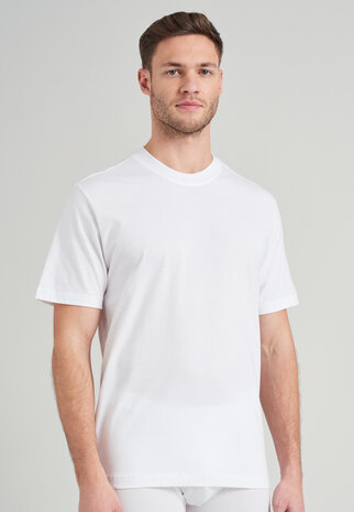 Schiesser Heren T-Shirt Wit - American T-shirt Voordeelpakket
