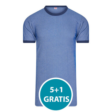 Beeren Heren M2000 T-shirt Blauw Voordeelpakket