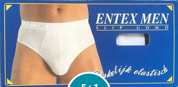 Entex Heren slip uomo - Wit Voordeelpakket