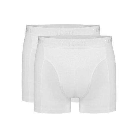 Ten Cate Heren Short 2-Pack - Wit Voordeelpakket